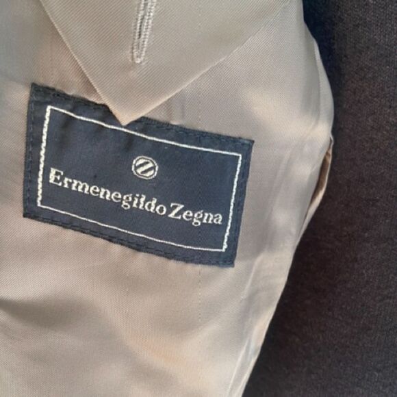 Ermenegildo Zegna Super 100 Worsted Wool Blazer sport coat jacket - Picture 12 of 16